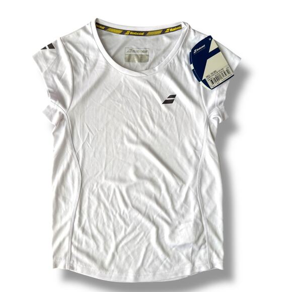 BABOLAT CORE FLAG CLUB TEE GIRL sz 12-14 - Picture 1 of 6
